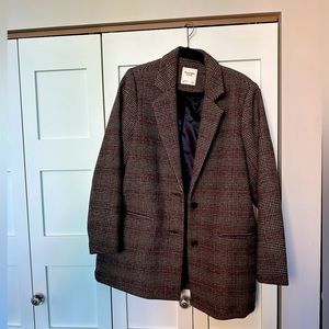 Abercrombie oversized blazer coat